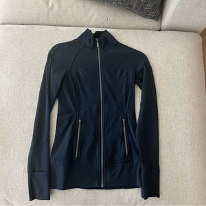 Lululemon navy zip up jacket size 4